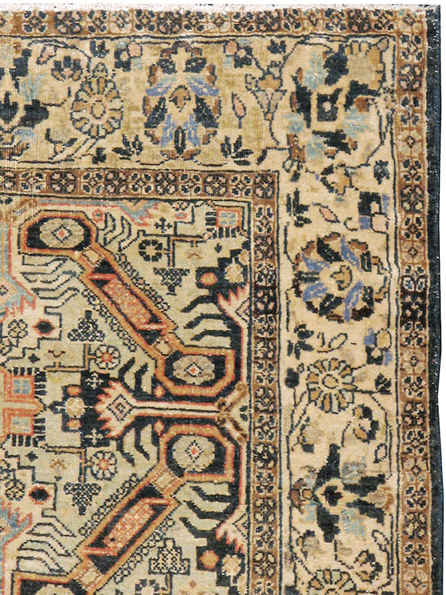 Vintage Persian Tabriz Rug (Pair: 2 of 2), No.14548 - Staging