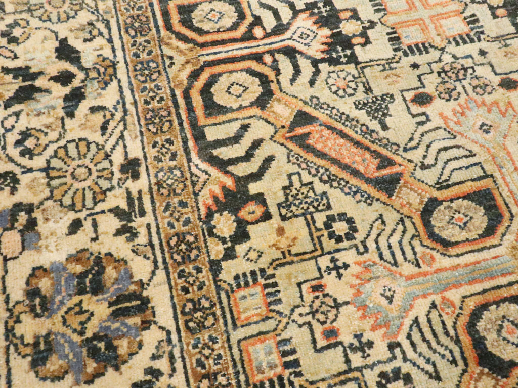 Vintage Persian Tabriz Rug (Pair: 2 of 2), No.14548 - Staging