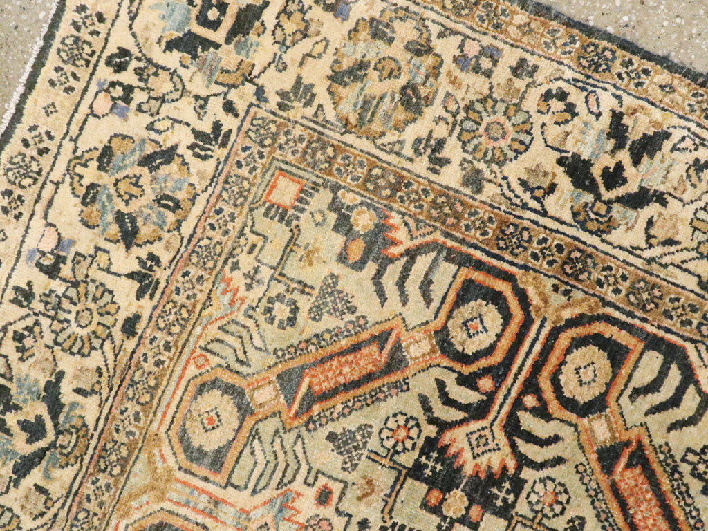 Vintage Persian Tabriz Rug (Pair: 2 of 2), No.14548 - Staging