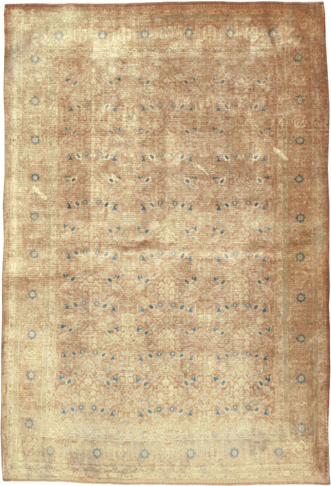 Antique Persian Tabriz Rug, No.14551 - Staging