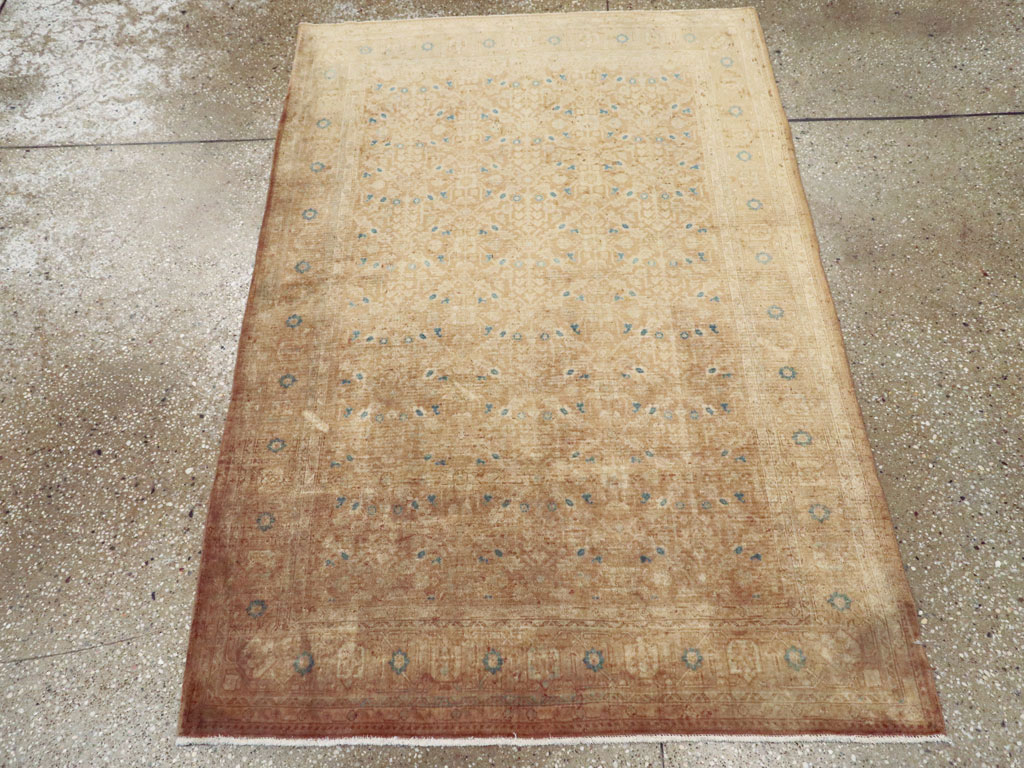 Antique Persian Tabriz Rug, No.14551 - Staging