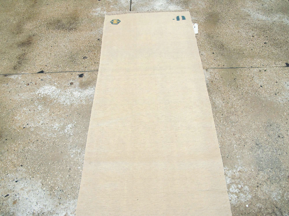 Vintage Persian Modernist Kilim, No.14566 - Staging