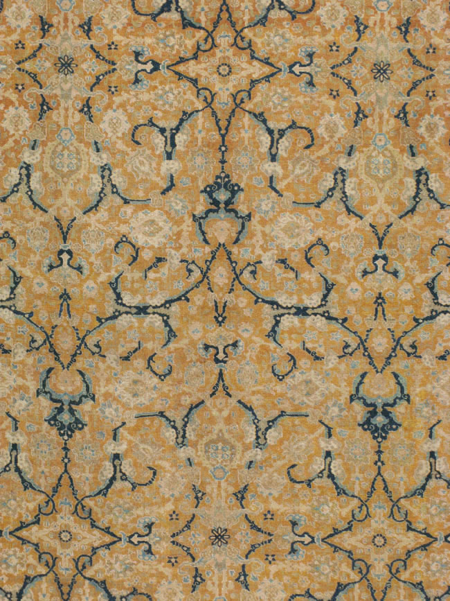 Antique Persian Tabriz Carpet, No.14568 - Staging