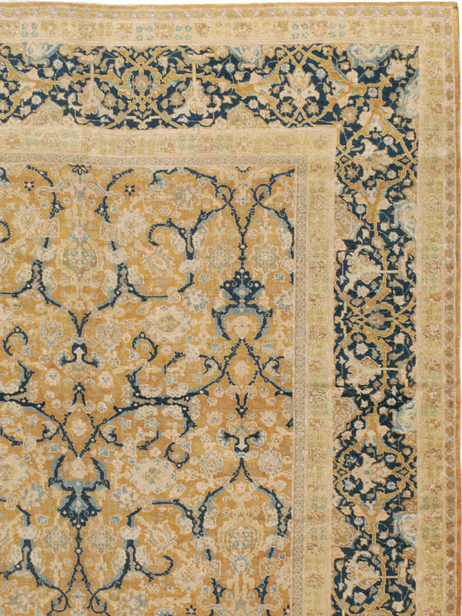 Antique Persian Tabriz Carpet, No.14568 - Staging