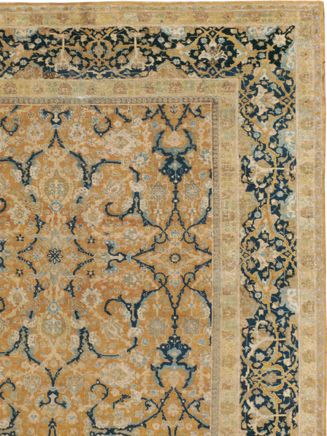 Antique Persian Tabriz Carpet, No.14568 - Staging