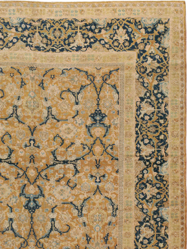 Antique Persian Tabriz Carpet, No.14568 - Staging