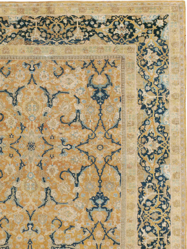 Antique Persian Tabriz Carpet, No.14568 - Staging