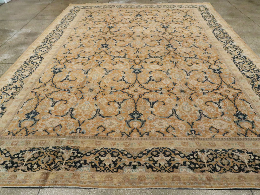 Antique Persian Tabriz Carpet, No.14568 - Staging