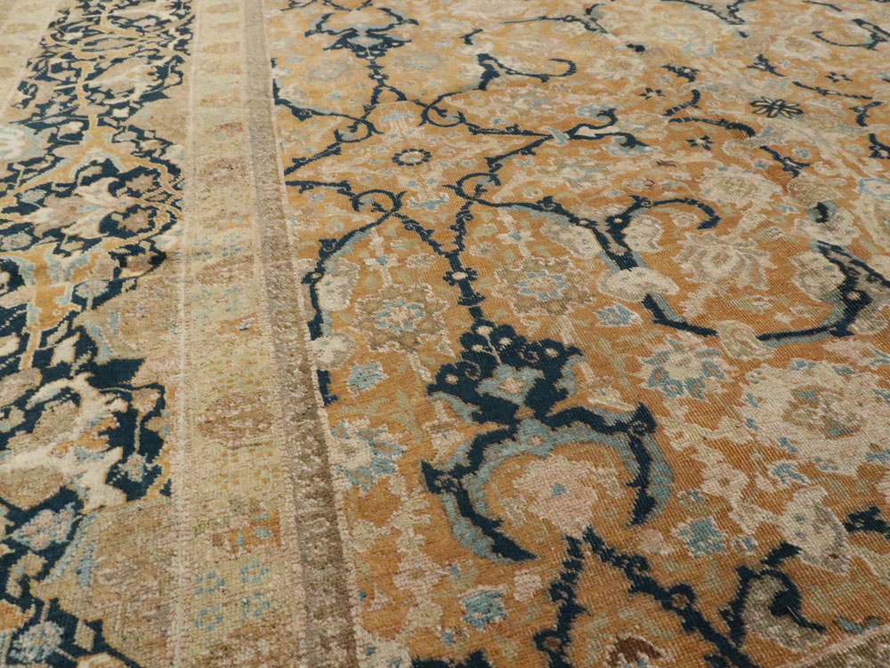 Antique Persian Tabriz Carpet, No.14568 - Staging