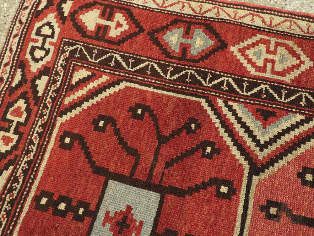 Antique Central Asian Beshir Runner, No.14582 - Staging