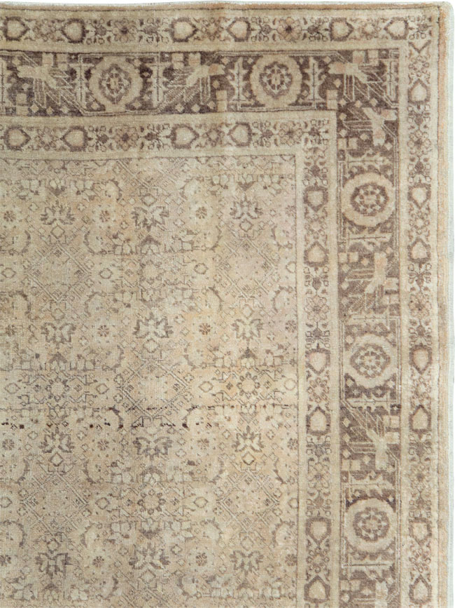 Antique Persian Tabriz Carpet, No.14584 - Staging