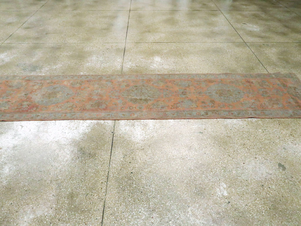 Vintage Turkish Sivas Long Runner, No.14594 - Staging