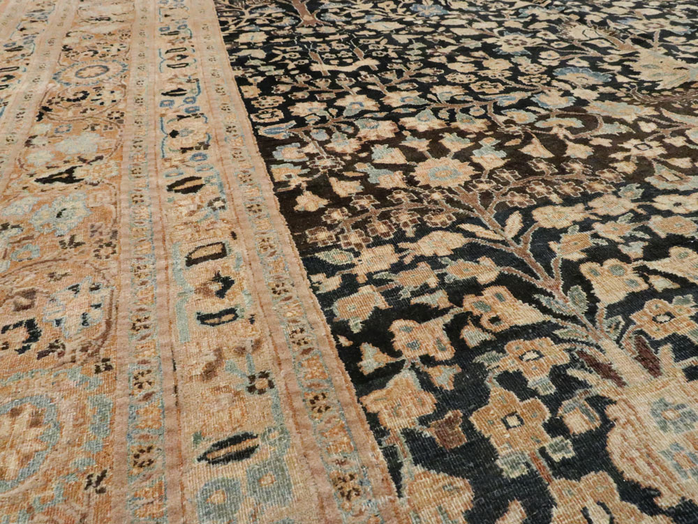 Antique Persian Mashad Carpet, No.14602 - Staging