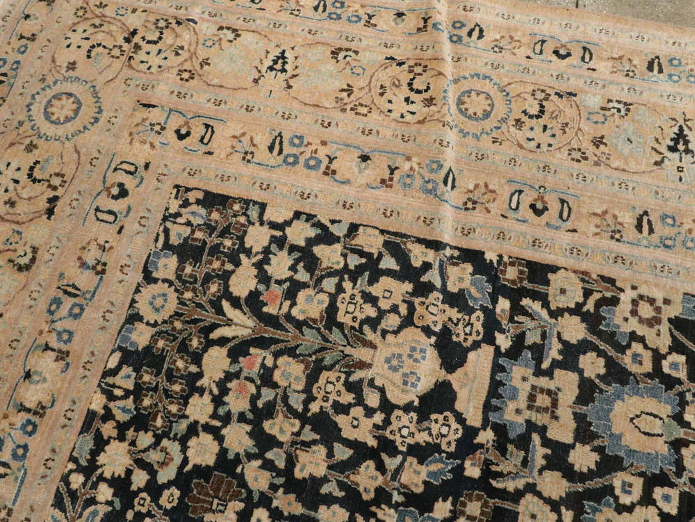 Antique Persian Mashad Carpet, No.14602 - Staging