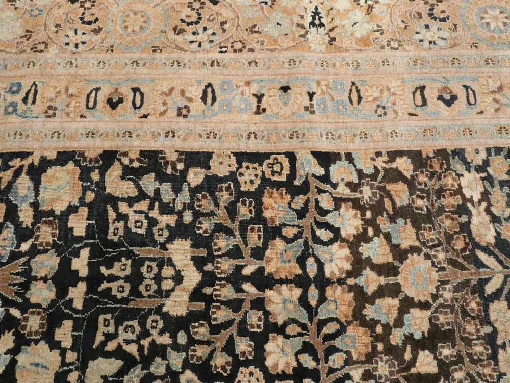 Antique Persian Mashad Carpet, No.14602 - Staging