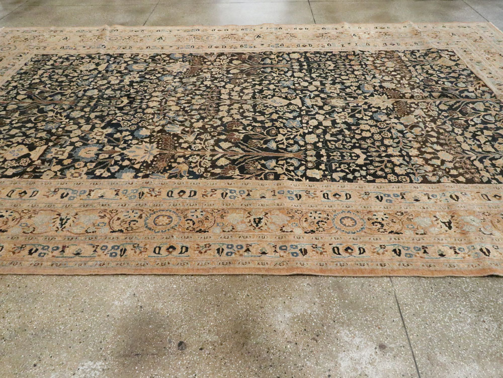 Antique Persian Mashad Carpet, No.14602 - Staging