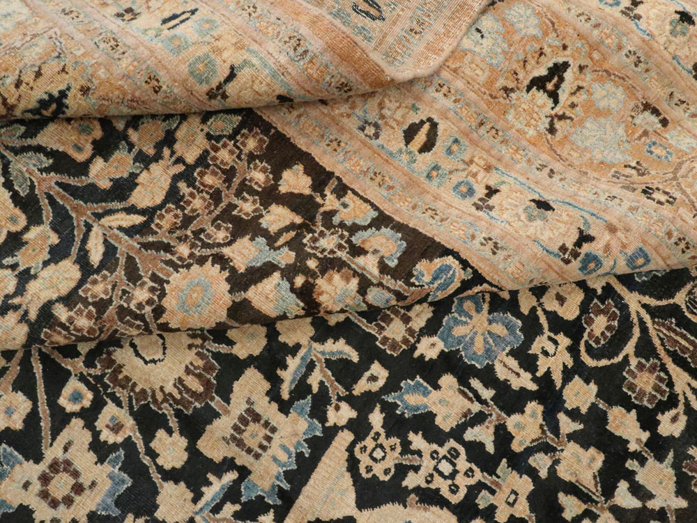 Antique Persian Mashad Carpet, No.14602 - Staging