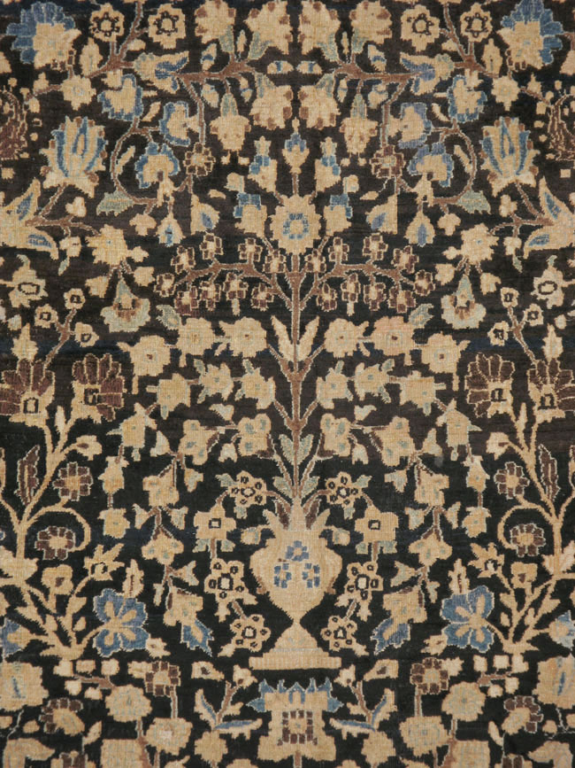 Antique Persian Mashad Carpet, No.14602 - Staging