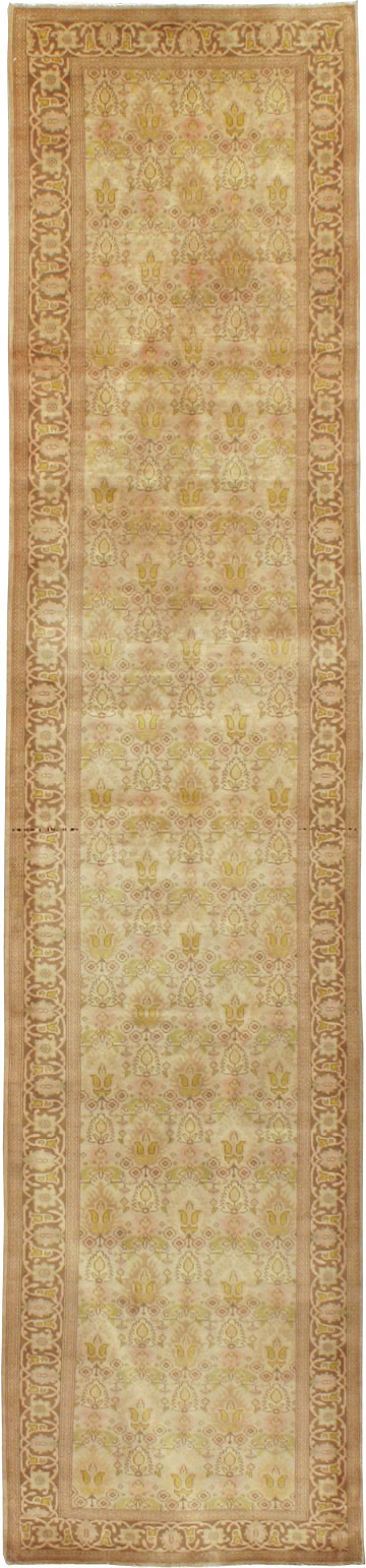 Vintage Persian Tabriz Runner, No.14626 - Staging