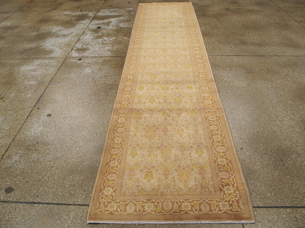 Vintage Persian Tabriz Runner, No.14626 - Staging