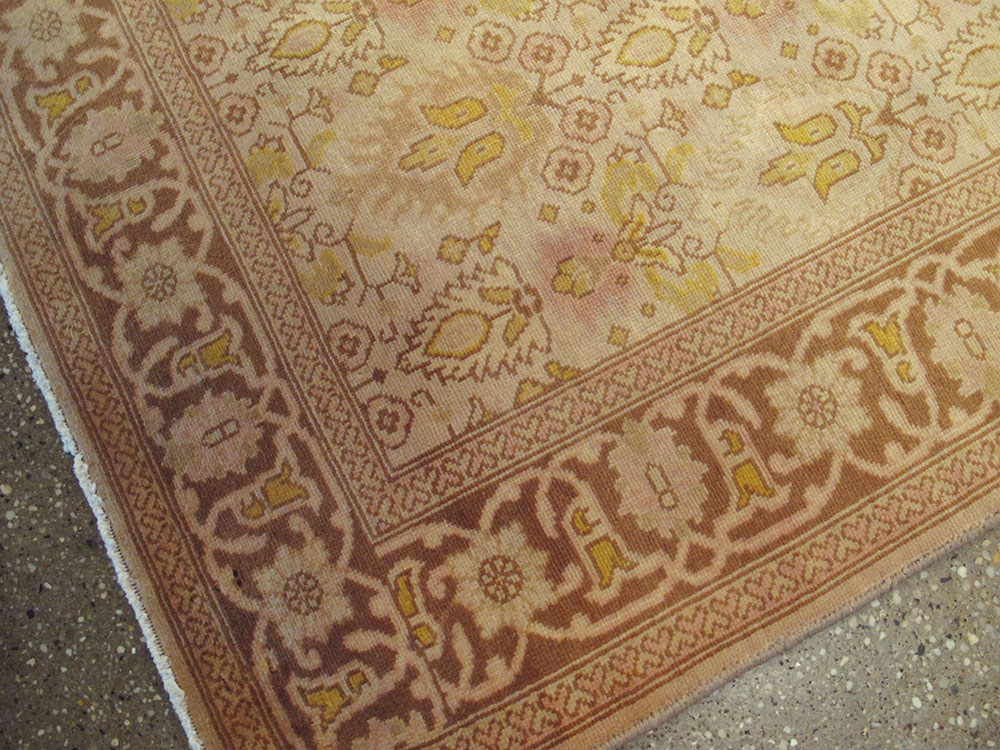 Vintage Persian Tabriz Runner, No.14626 - Staging