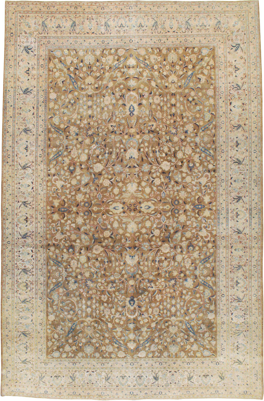 Antique Persian Tabriz Carpet, No.14630 - Staging