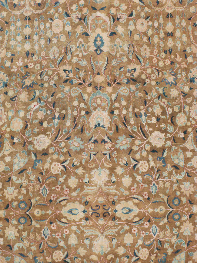 Antique Persian Tabriz Carpet, No.14630 - Staging