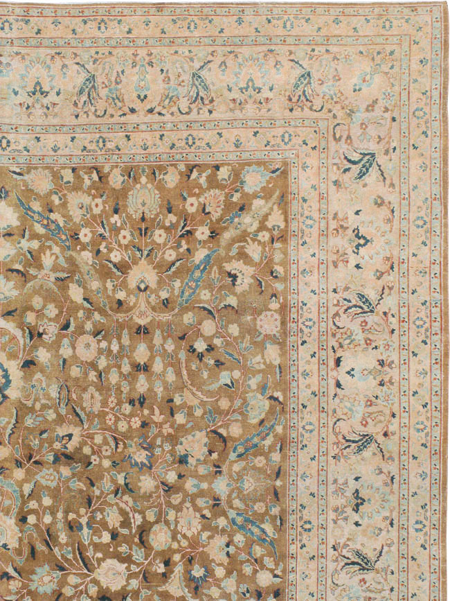 Antique Persian Tabriz Carpet, No.14630 - Staging