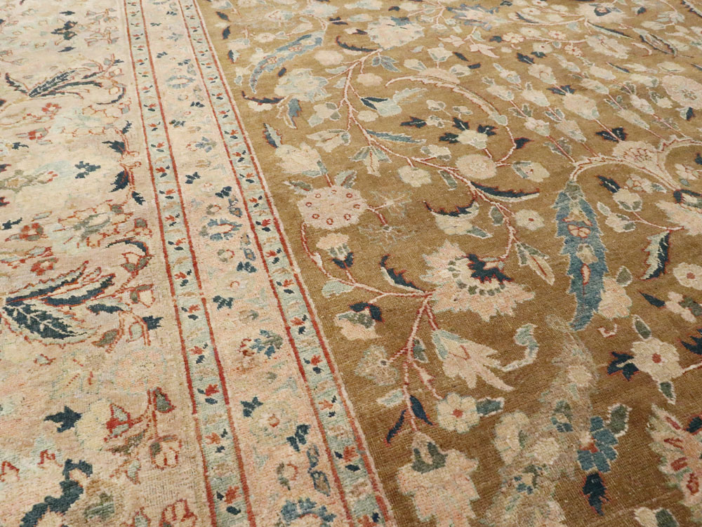 Antique Persian Tabriz Carpet, No.14630 - Staging