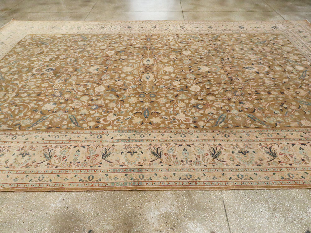 Antique Persian Tabriz Carpet, No.14630 - Staging