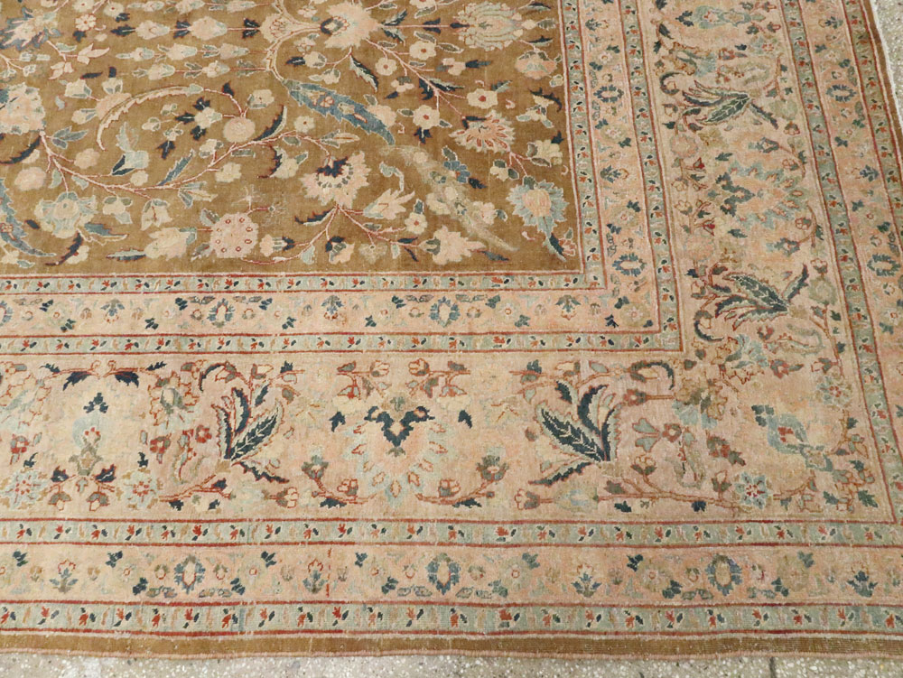 Antique Persian Tabriz Carpet, No.14630 - Staging