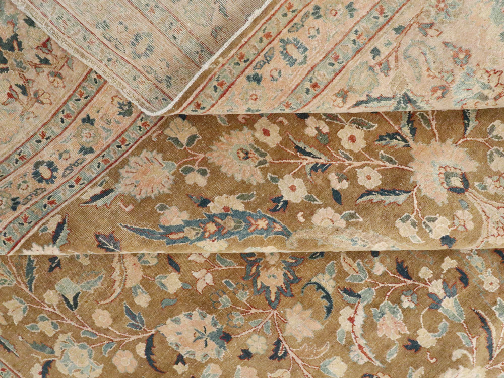 Antique Persian Tabriz Carpet, No.14630 - Staging