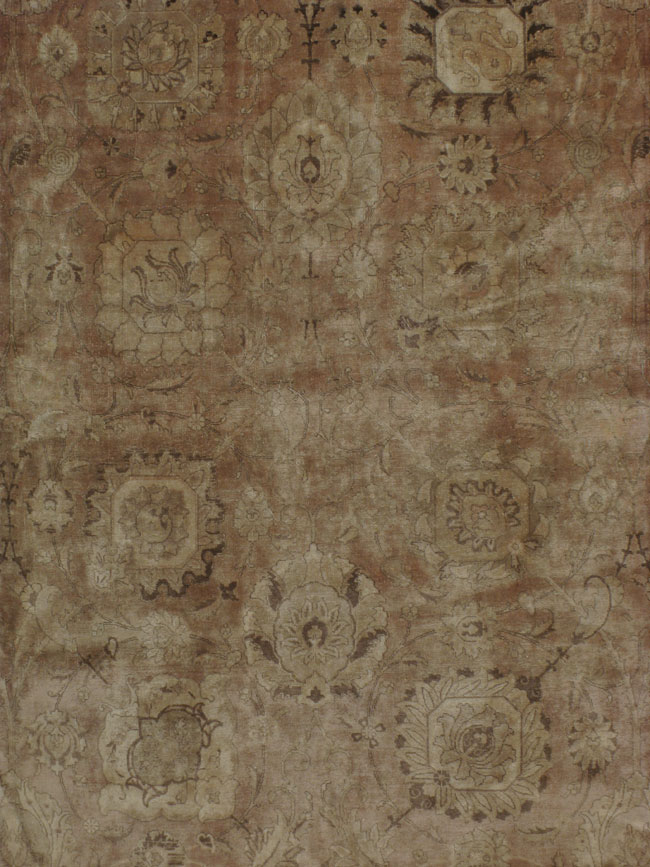 Antique Persian Tabriz Carpet, No.14636 - Staging