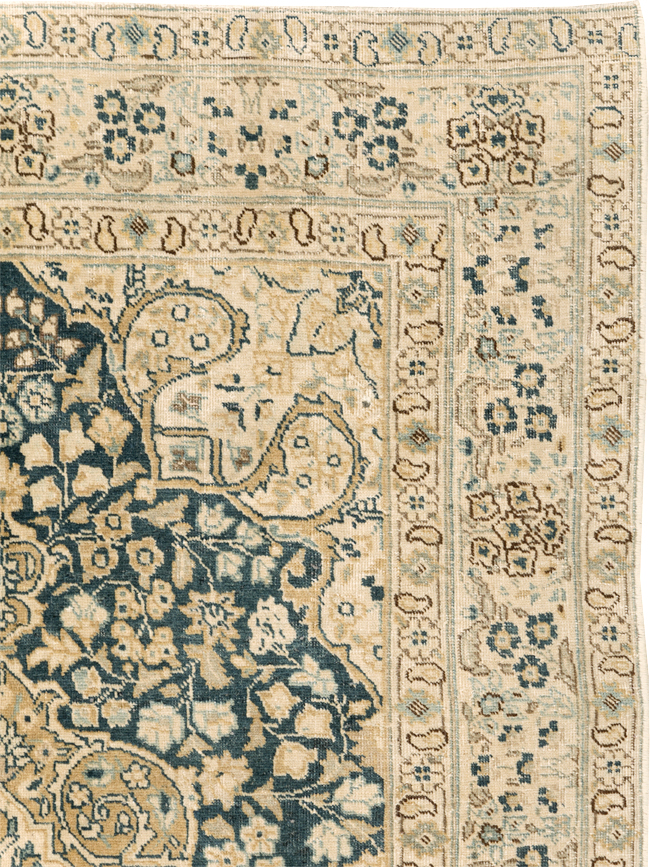Antique Persian Tabriz Rug (Pair: 1 of 2), No.14637 - Staging