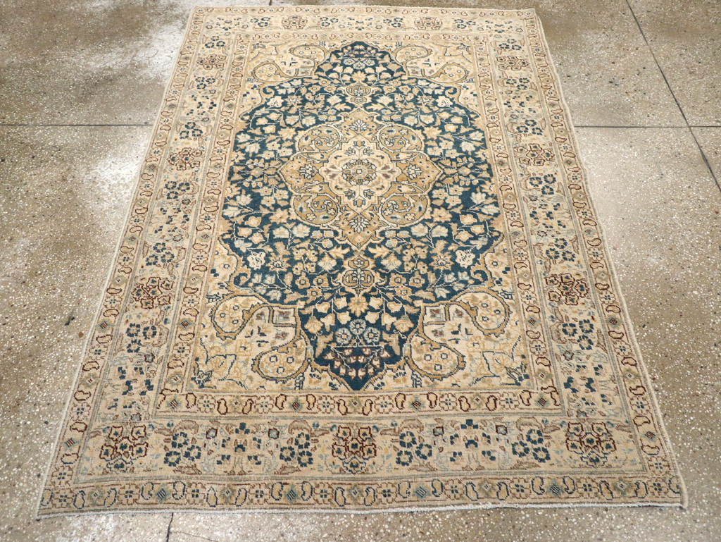 Antique Persian Tabriz Rug (Pair: 1 of 2), No.14637 - Staging