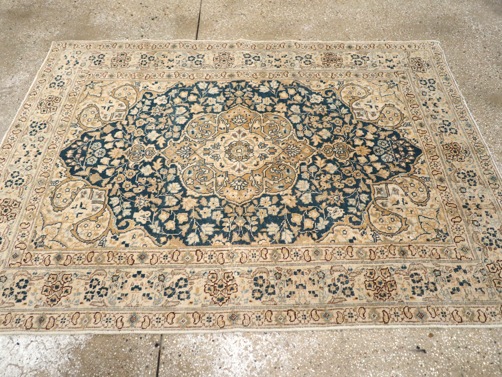 Antique Persian Tabriz Rug (Pair: 1 of 2), No.14637 - Staging