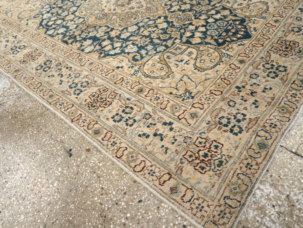 Antique Persian Tabriz Rug (Pair: 1 of 2), No.14637 - Staging