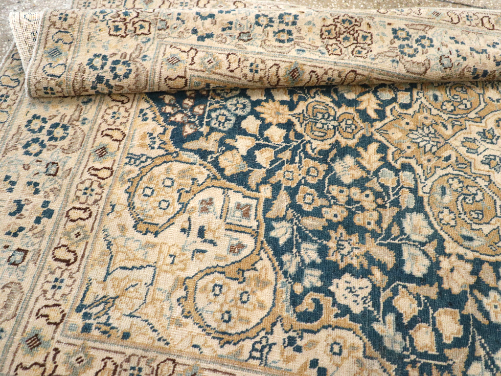 Antique Persian Tabriz Rug (Pair: 1 of 2), No.14637 - Staging