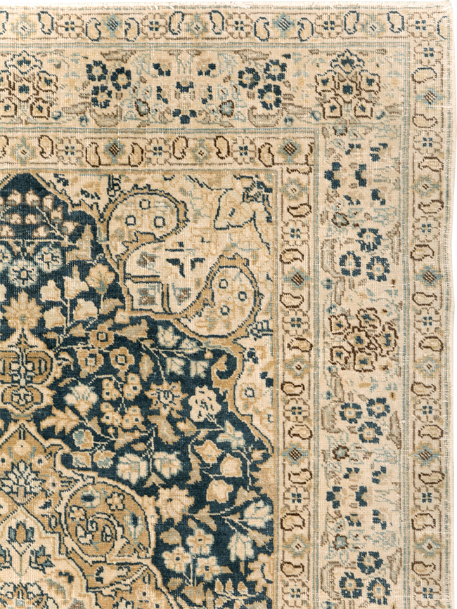 Antique Persian Tabriz Rug (Pair: 2 of 2), No.14638 - Staging