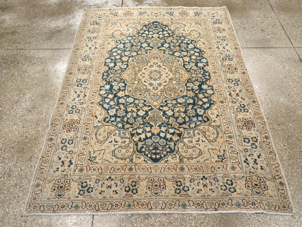 Antique Persian Tabriz Rug (Pair: 2 of 2), No.14638 - Staging