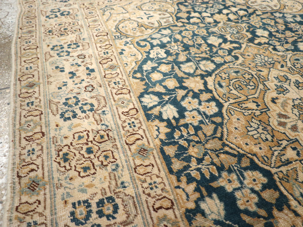 Antique Persian Tabriz Rug (Pair: 2 of 2), No.14638 - Staging