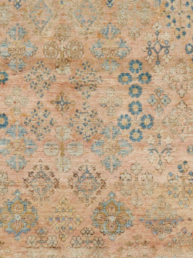 Vintage Persian Joshegan Rug, No.14639 - Staging