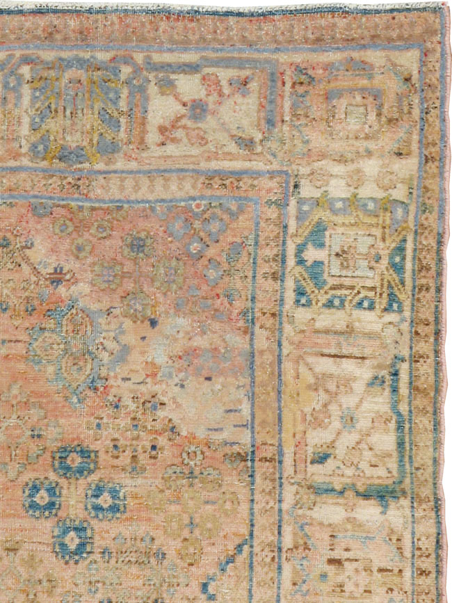 Vintage Persian Joshegan Rug, No.14639 - Staging