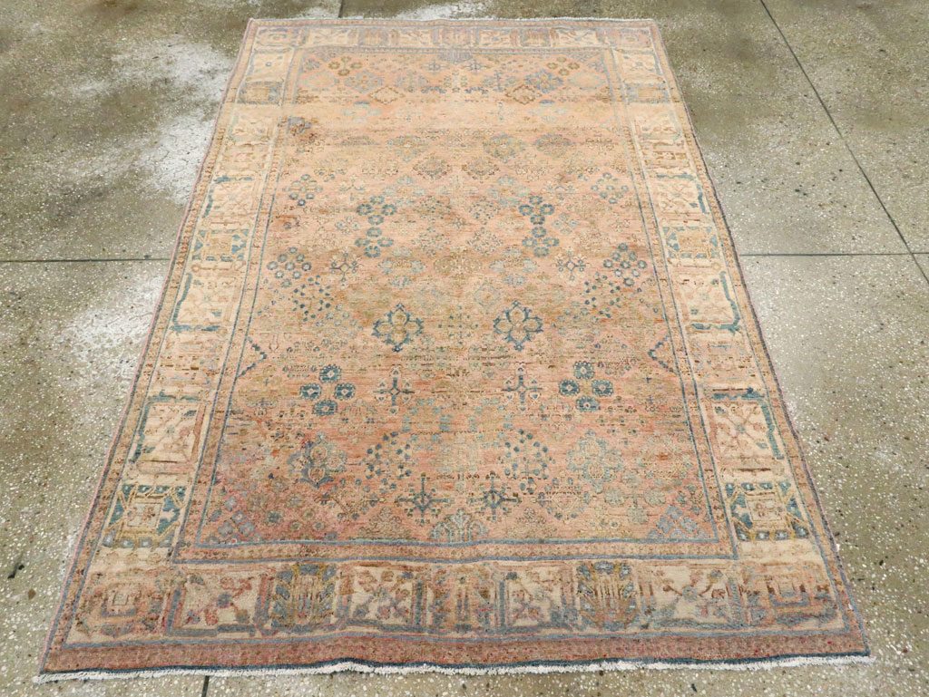 Vintage Persian Joshegan Rug, No.14639 - Staging