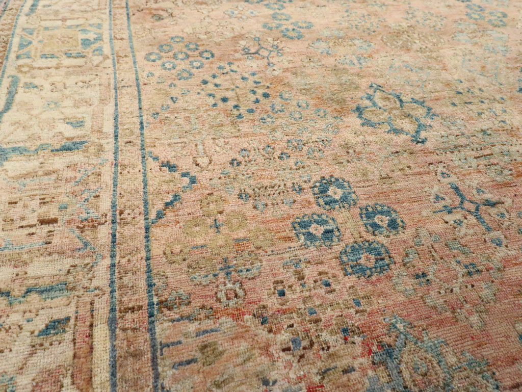 Vintage Persian Joshegan Rug, No.14639 - Staging