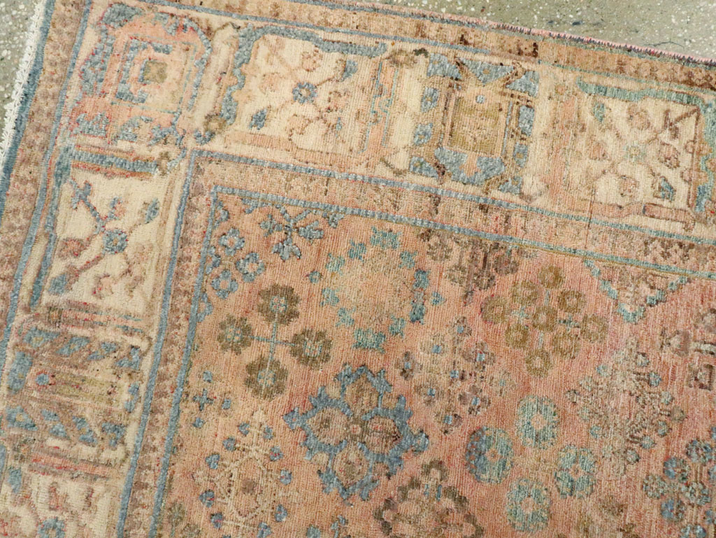 Vintage Persian Joshegan Rug, No.14639 - Staging