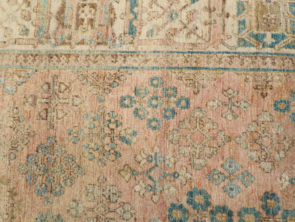 Vintage Persian Joshegan Rug, No.14639 - Staging