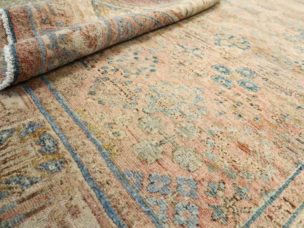 Vintage Persian Joshegan Rug, No.14639 - Staging