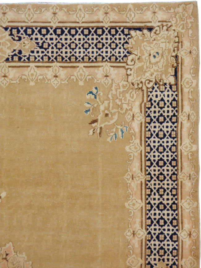 Vintage Persian Kerman Carpet, No.14663 - Staging