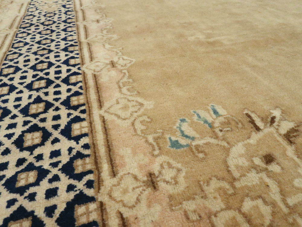 Vintage Persian Kerman Carpet, No.14663 - Staging